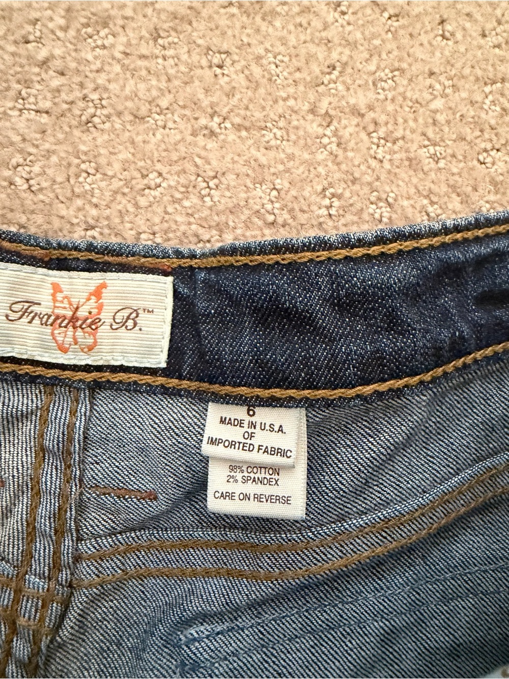 Frankie B flap Heart Back Pocket Jeans - Picture 6 of 15
